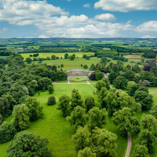 Wykeham Abbey Drone Shot